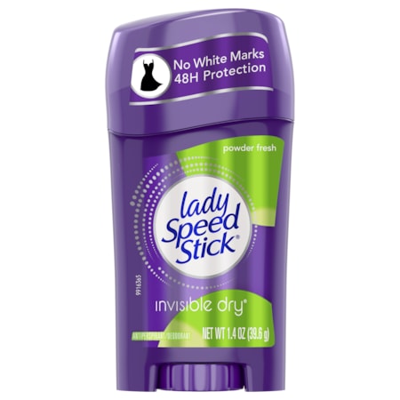 Lady Speed Stick Lady Speed Stick Antiperspirant Invisible Dry Powder Fresh, PK12 196369